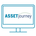 Asset Journey on computer screen icon